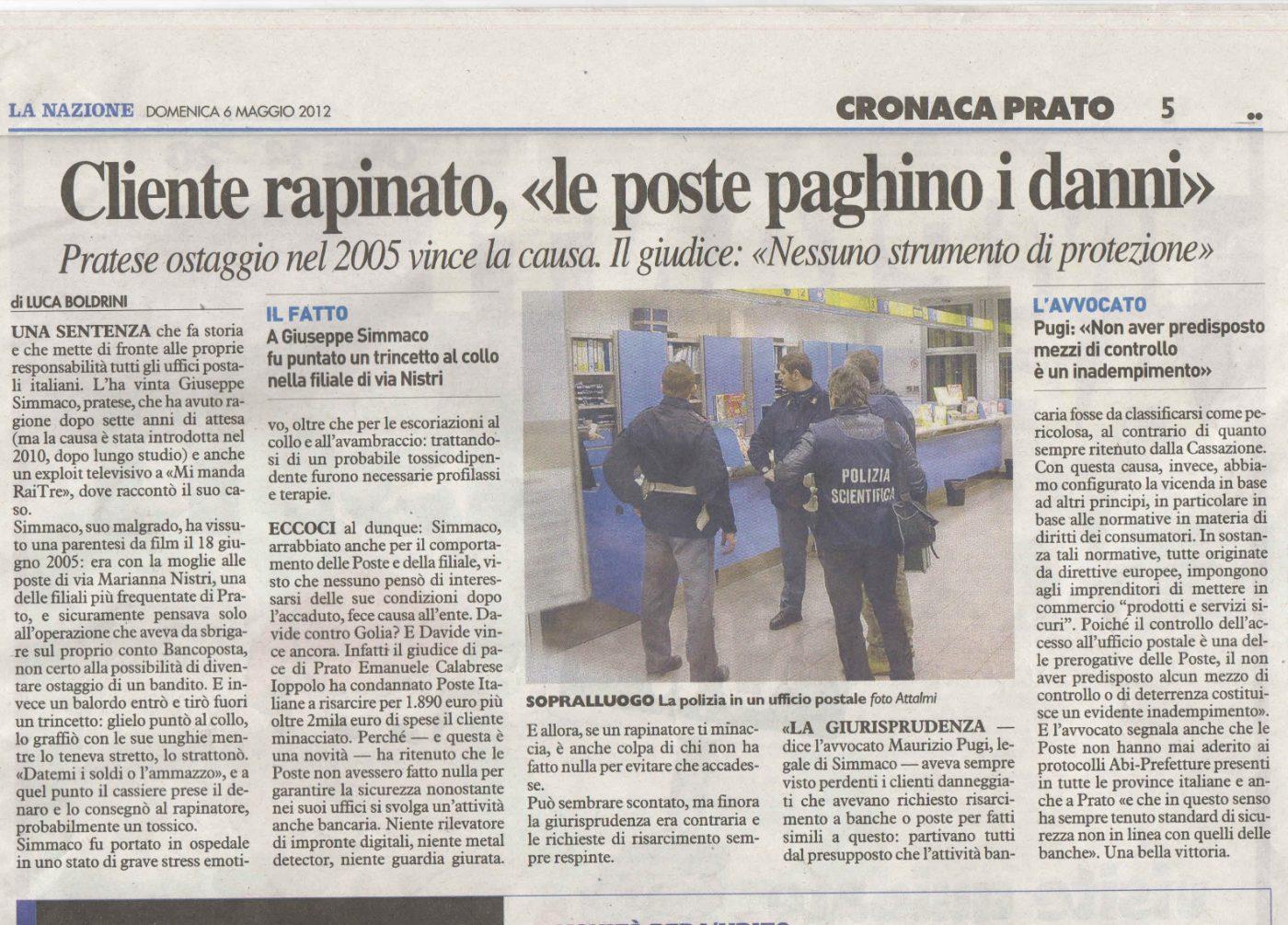 Ritaglio La Nazione